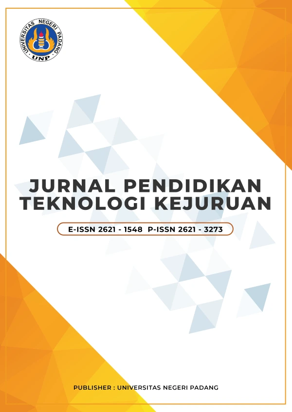 Jurnal Pendidikan Teknologi Kejuruan